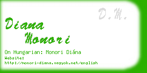 diana monori business card
